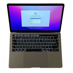 Begagnad MacBook Pro - MacBook Pro M1 2020 13-tum Touchbar 8GB 256GB SSD Rymdgrå (beg med små märken skärm, små skuggor lock, liten hörnskada)