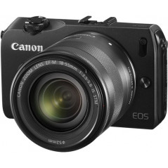 Digitalkamera - Canon EOS M + 18-55mm IS + Blixt