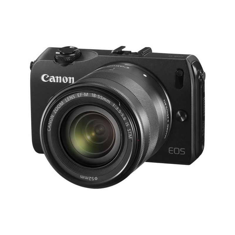 Canon EOS M + 18-55mm IS + Blixt Digitalkamera - Canon EOS M + 18-55mm IS + Blixt