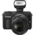 Canon EOS M + 18-55mm IS + Blixt
