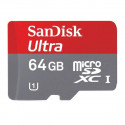 SanDisk minneskort microSDXC + SDXC 64GB (Class 10)
