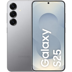 Samsung Galaxy S25 5G 6.2" 128GB med 120 Hz-skärm Silver Shadow (beg)