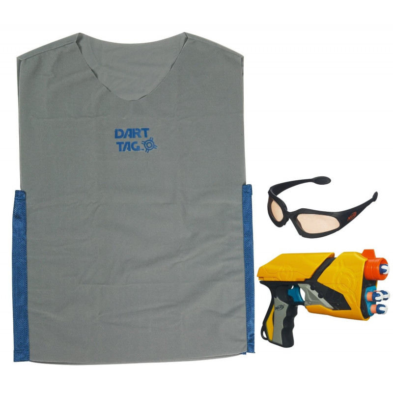 Nerf Dart Tag set med pistol, väst och glasögon Nerf guns - Nerf Dart Tag set med pistol, väst och glasögon