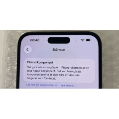 iPhone 15 Plus 128GB Black med 1 års garanti (beg*)