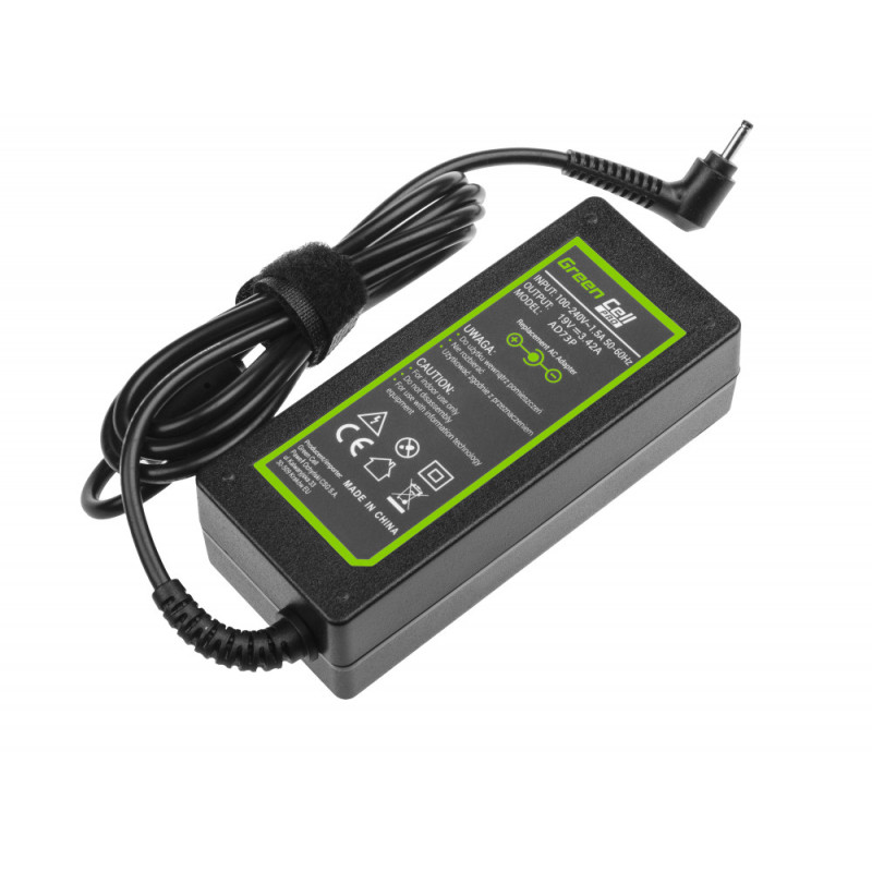 GreenCell datorladdare 65W för Acer Chromebook med 3.0 mm x 1.1 mm ... Datorladdare - GreenCell datorladdare 65W för Acer Chromebook med 3.0 mm x 1.1 mm kontakt