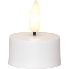 12-pack med laddningsbara LED-värmeljus inklusive batteriladdare med timer