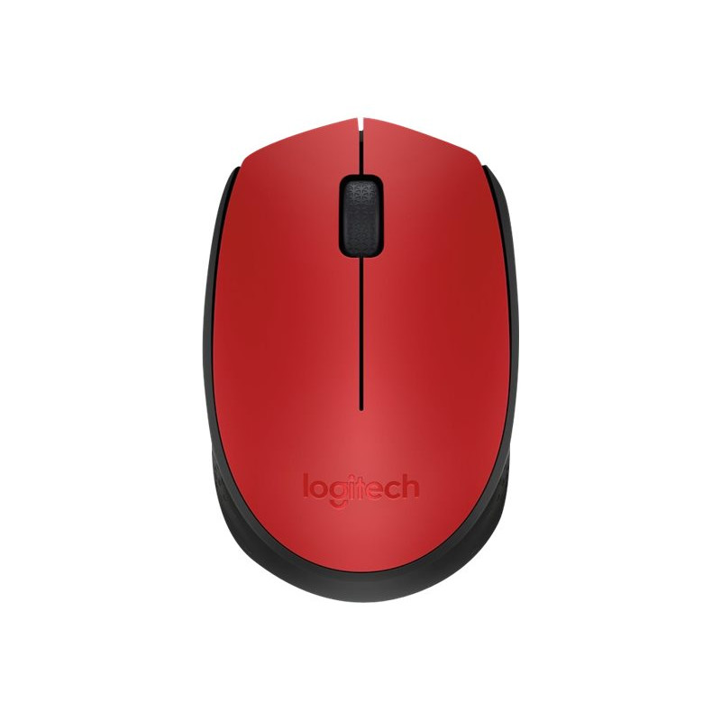 Logitech M171 kompakt trådlös mus (röd) - 910-004641 | Billigteknik.se Trådlös mus - Logitech M171 kompakt trådlös mus (röd)
