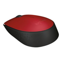 Logitech M171 kompakt trådlös mus (röd)
