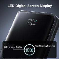 SiGN snabbladdande 22.5W powerbank 10 000 mAh med 2x USB-C och 1x USB-A Portabla batterier - SiGN snabbladdande 22.5W powerbank 10 000 mAh med 2x USB-C och 1x USB-A