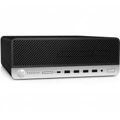Stationär dator begagnad - HP ProDesk 600 G4 SFF i5 16GB 256GB W11P med DVD (beg)