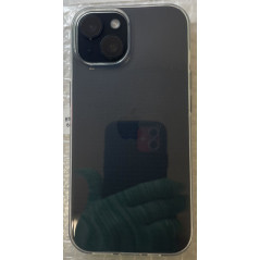 iPhone begagnad - iPhone 15 128GB Black med 1 års garanti (beg med liten spricka på baksidan)