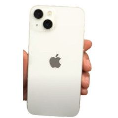 iPhone 13 128GB 5G Starlight med 1 års garanti (beg med nytt batter...