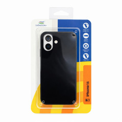 Svensson Plus svart silikonskal till iPhone 16 - SVPSLCA16B | Billi...