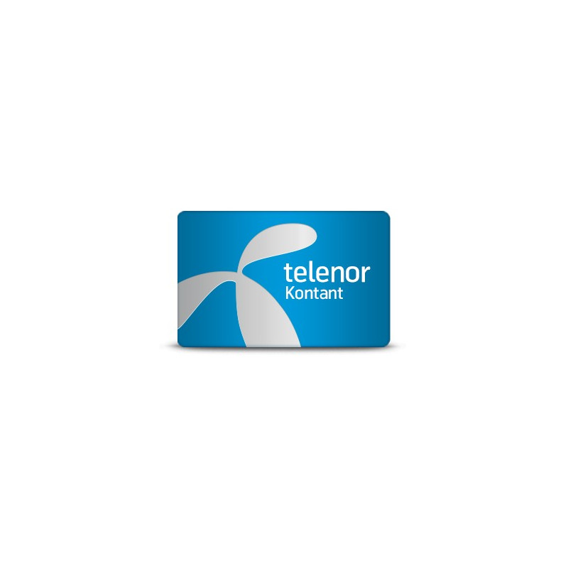 Kontantkort och startpaket - Telenor Fast pris värdebevis ring en hel månad