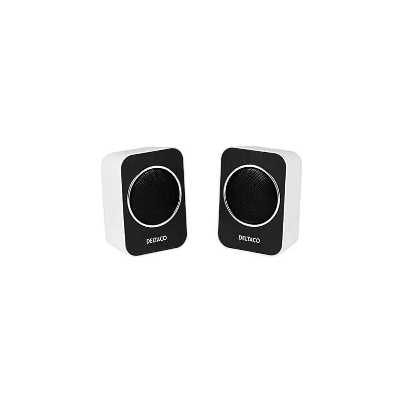 Deltaco USB-drivna datorhögtalare Högtalare - Deltaco USB-drivna datorhögtalare