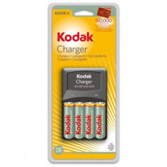 Batteri - Kodak batteriladdare med 4 AA-batterier