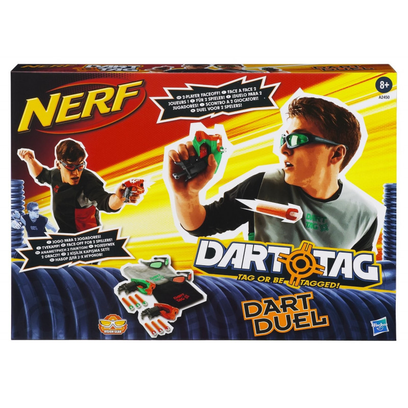 Nerf Dart Tag Duel set med 2 pistoler, västar och glasögon Nerf guns - Nerf Dart Tag Duel set med 2 pistoler, västar och glasögon
