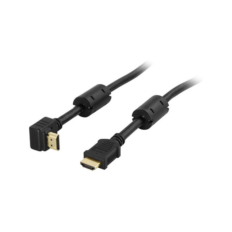Vinklad HDMI-kabel Skärmkabel & skärmadapter - Vinklad HDMI-kabel 10 meter