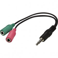 Övriga tillbehör - Headsetadapter till smartphones 3.5mm