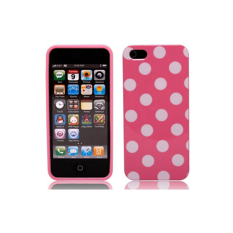 Fodral - Rosa skal till iPhone 5/5S