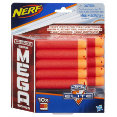 Nerf guns - Nerf Mega kit med 10 stora pilar
