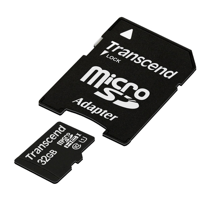 Transcend minneskort microSDHC + SDHC 32GB (Class 10) Minneskort - Transcend minneskort microSDHC + SDHC 32GB (Class 10)