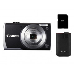 Digitalkamera - Canon PowerShot A2600 med väska och 4GB
