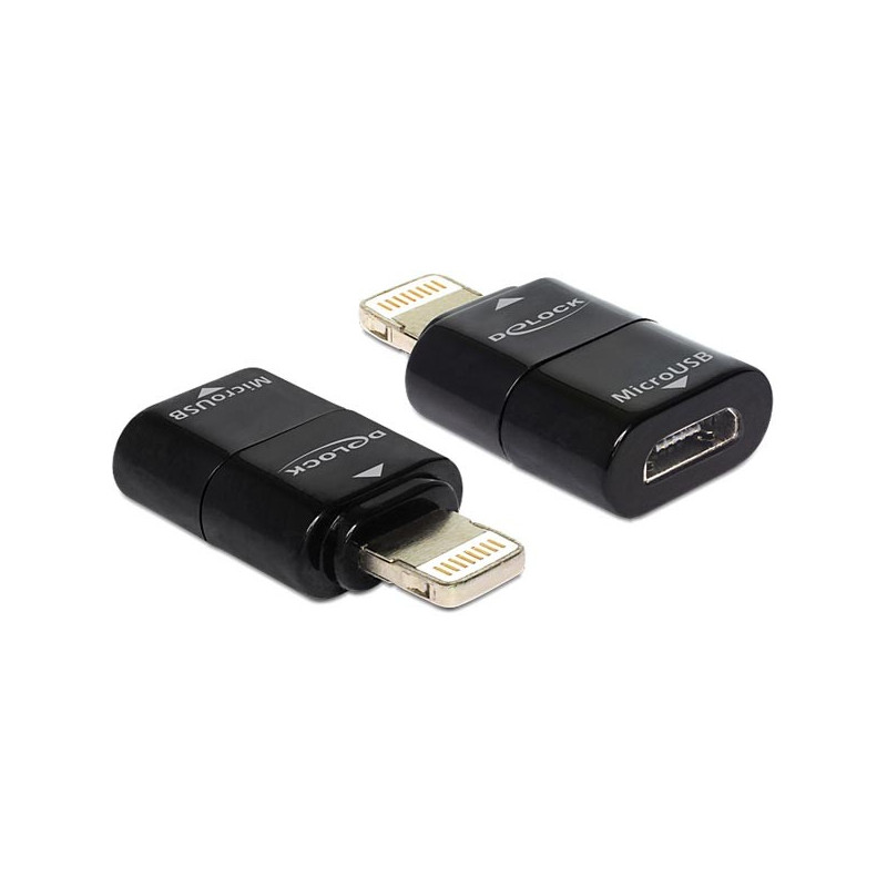 Adapter iPhone 5 Lightning till MicroUSB Laddare och kablar - Adapter iPhone 5 Lightning till MicroUSB