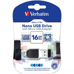 USB-minnen - USB-minne mikro 16GB med OTG-adapter