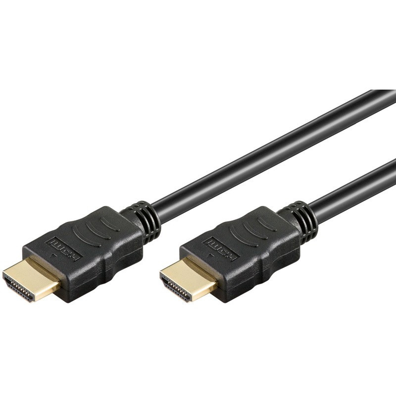 Skärmkabel & skärmadapter - HDMI-kabel 1.4 med stöd för 4K 3D 0.5M