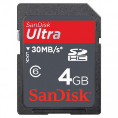 Minneskort - Sandisk minneskort SDHC 4GB (Class 6)