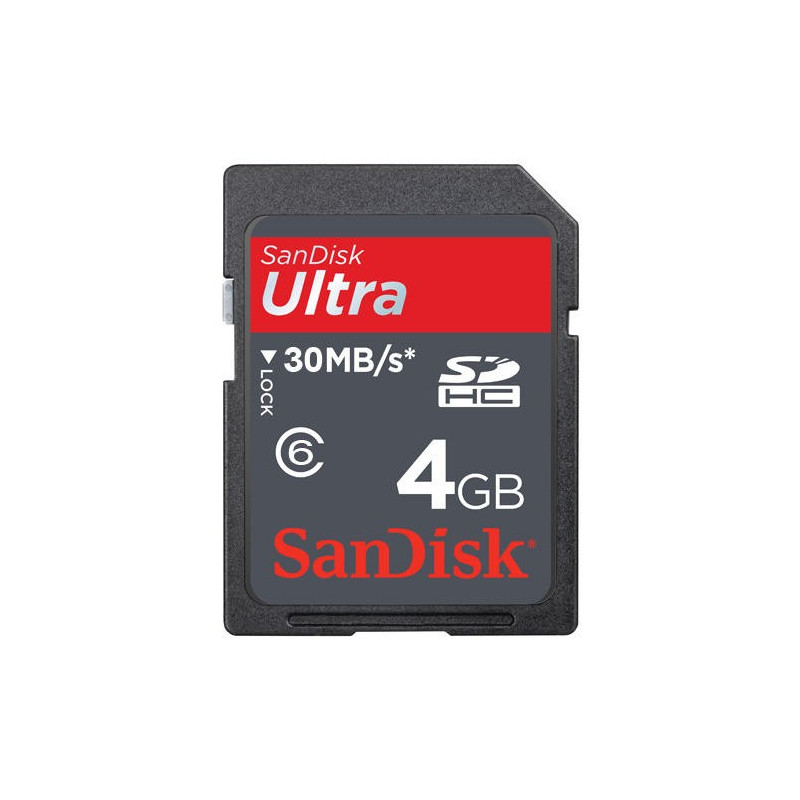Minneskort - Sandisk minneskort SDHC 4GB (Class 6)