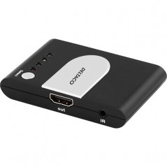 Skärmkabel & skärmadapter - Deltaco HDMI-switch med fjärrkontroll