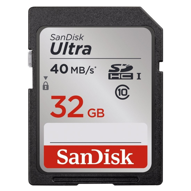 Minneskort - Sandisk Ultra minneskort SDHC 32GB (Class 10)