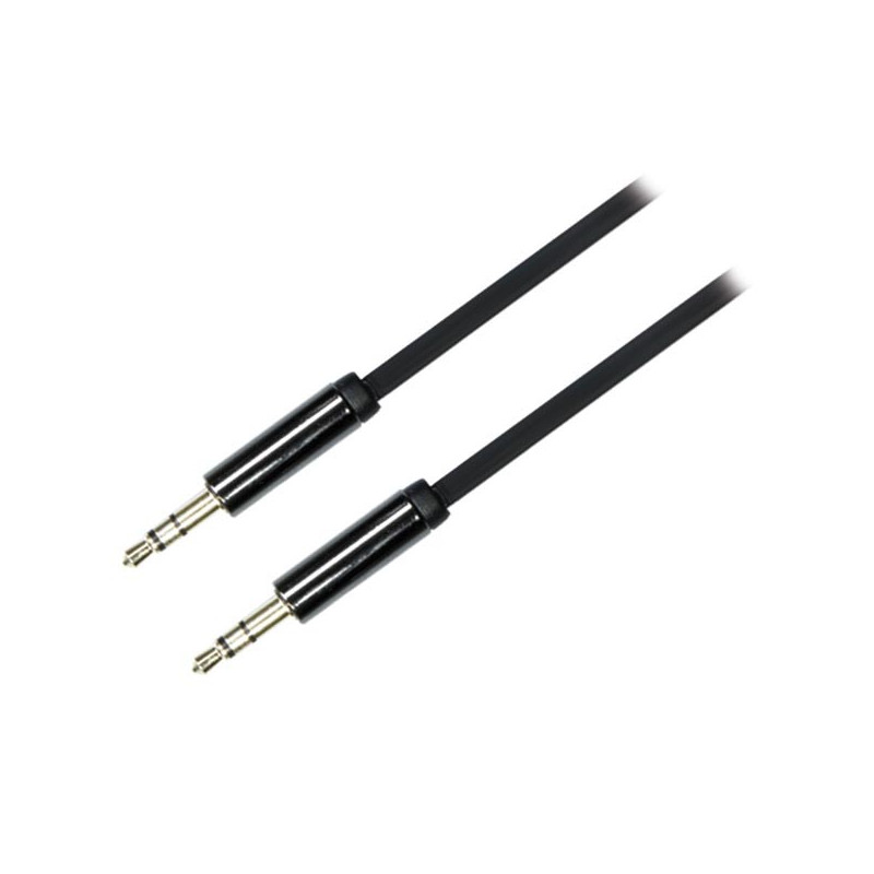 Ljudkabel & ljudadapter - Deltaco ljudkabel 3.5mm till 3.5mm 1 meter (AUX)