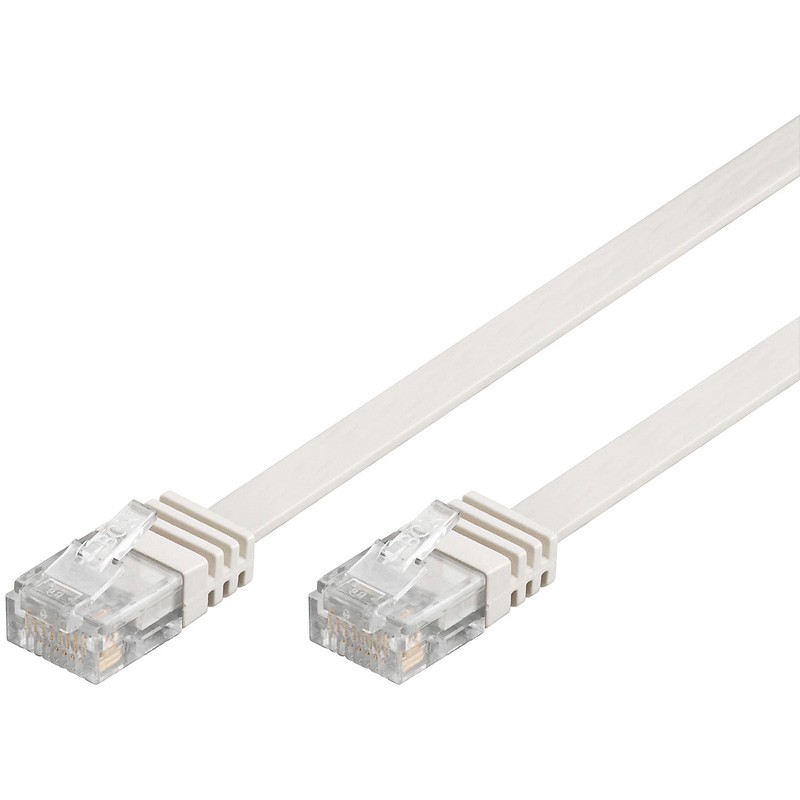 Platt nätverkskabel Cat 6 i flera längder (2 meter)