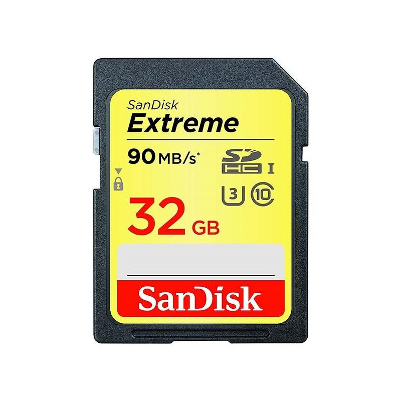 Minneskort - Sandisk Extreme minneskort SDHC 32GB (Class 10)