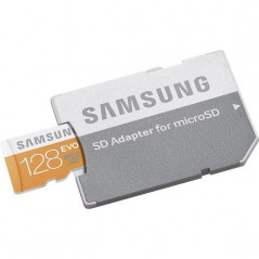 Minneskort - Samsung minneskort microSDXC + SDXC 128GB (Class 10 UHS-I)