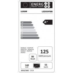 TV-apparater - Luxor 55-tums LED-TV WiFi