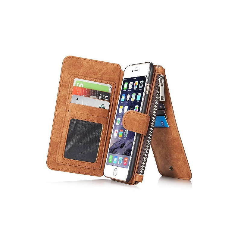 iPhone 6 - Plånboksfodral i läder till iPhone 6/6S