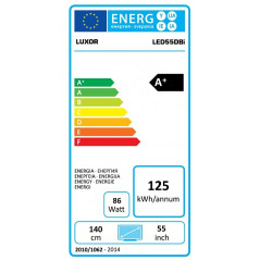 TV-apparater - Luxor 55-tums LED-TV WiFi