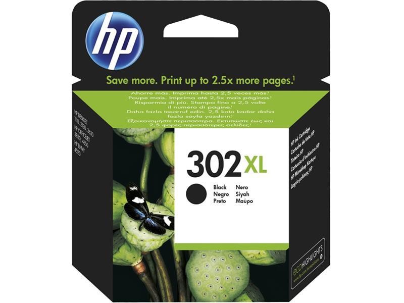 Bläckpatron HP 302 XL svart