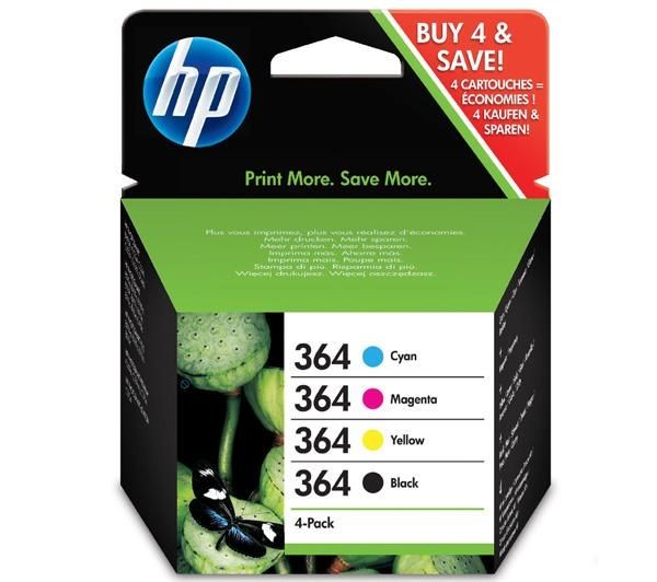 Bläckpatron HP 364 svart och färg