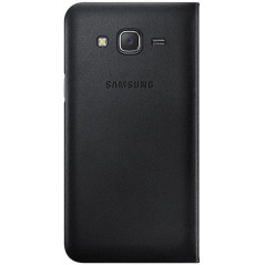 Skal och fodral - Samsung Flip Wallet Black till Samsung Galaxy J5