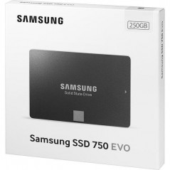 Hårddiskar - SSD 250GB 2,5" Samsung 750 EVO