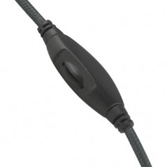 Deltaco headset med 2x 3.5 mm AUX anslutning