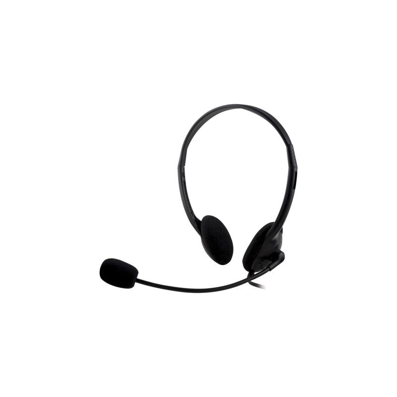 Deltaco headset Chatheadset - Deltaco headset med 2x 3.5mm