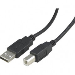 USB-kabel till skrivare - Skrivarkabel USB-A 2.0 till USB-B i 2 meter
