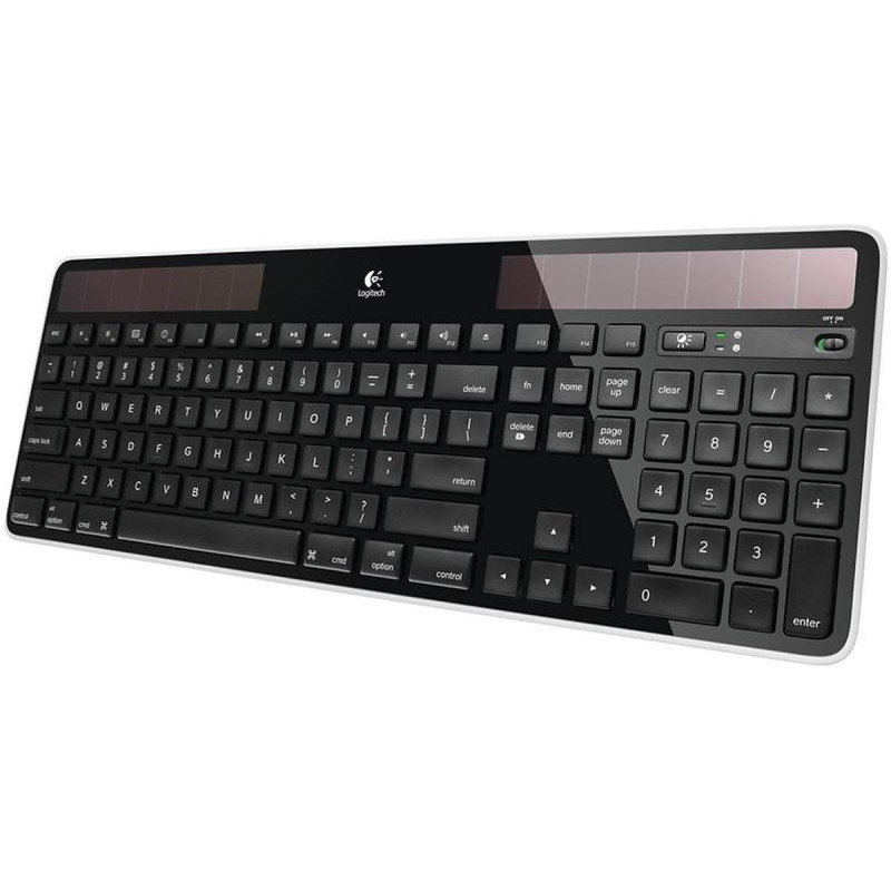 Trådlösa tangentbord - Logitech K750 trådlöst solcellsdrivet tangentbord