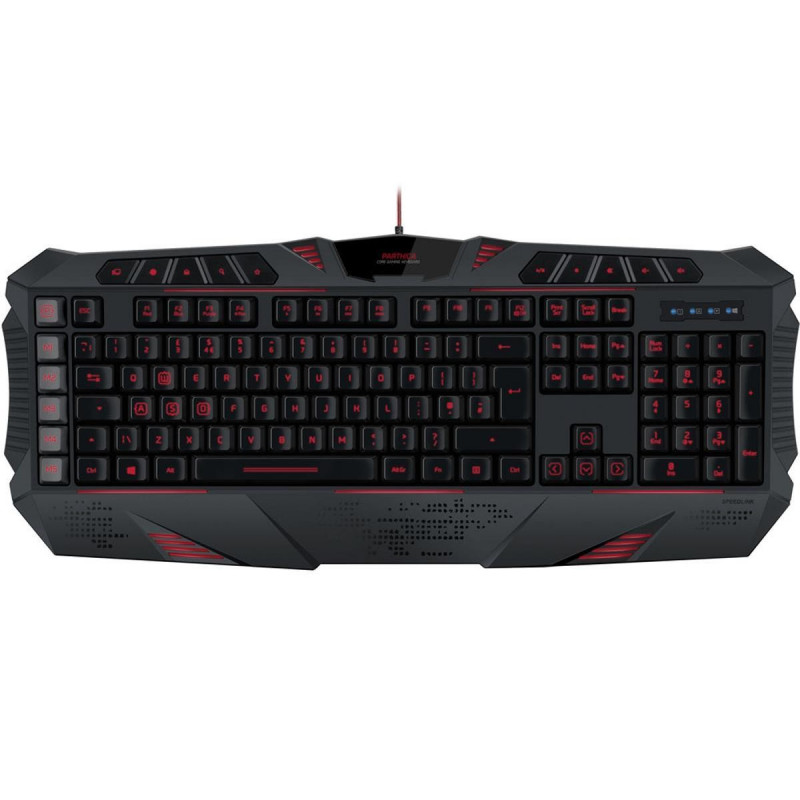 Trådade tangentbord - SpeedLink Parthica Core bakgrundsbelyst tangentbord
